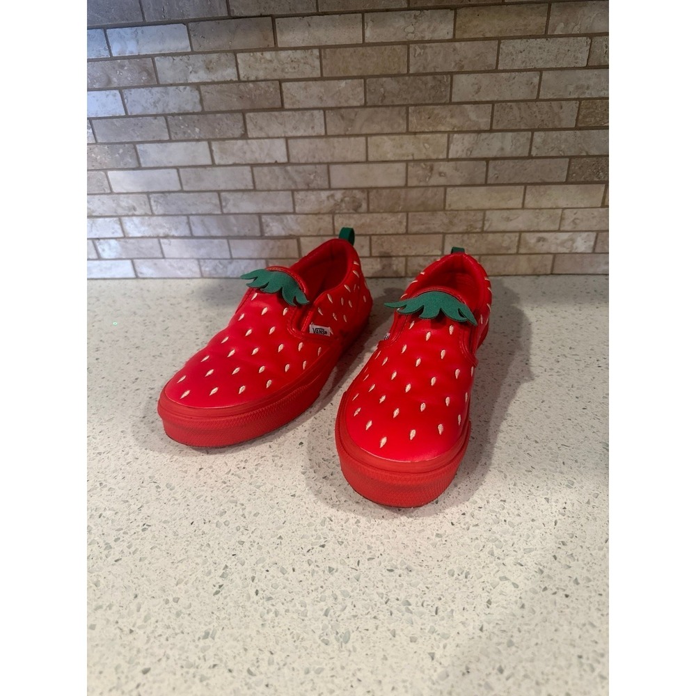 Vans Strawberry Slip On Shoes Kids Classic